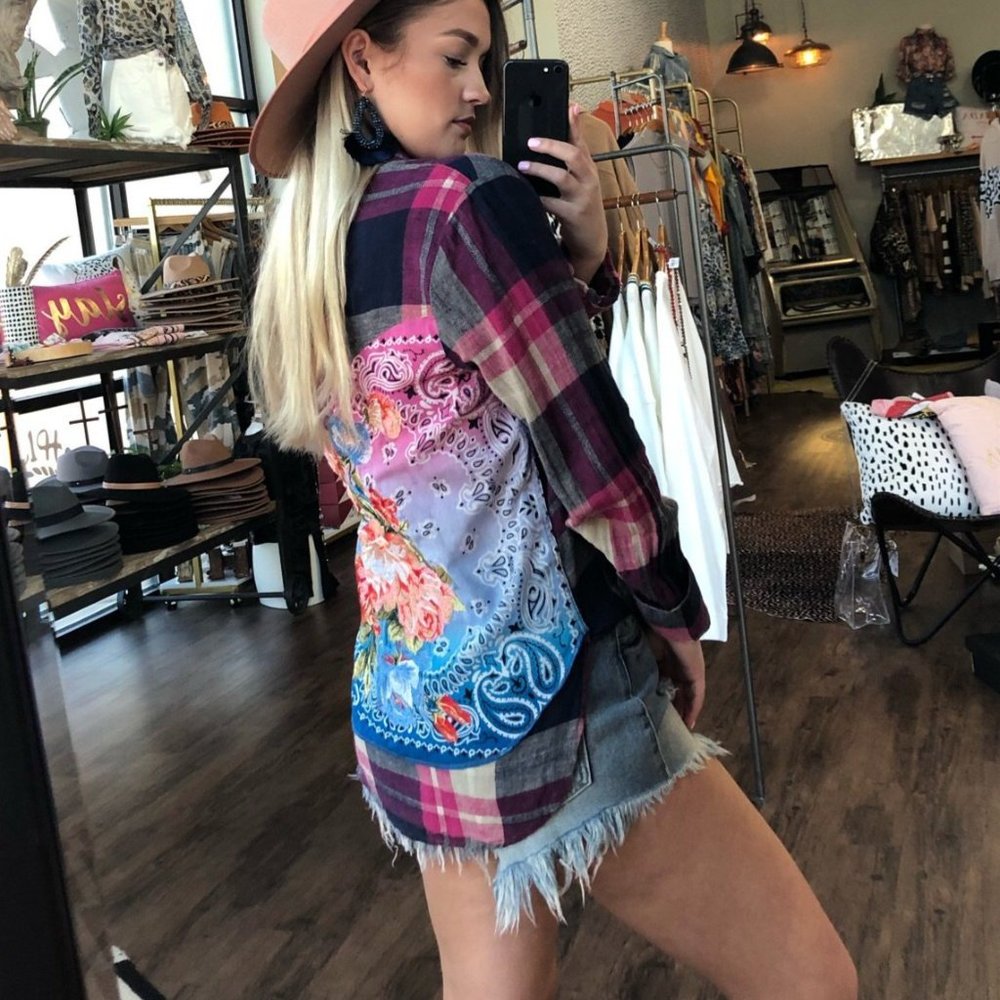 Aratta 'Abella' Plaid Shirt